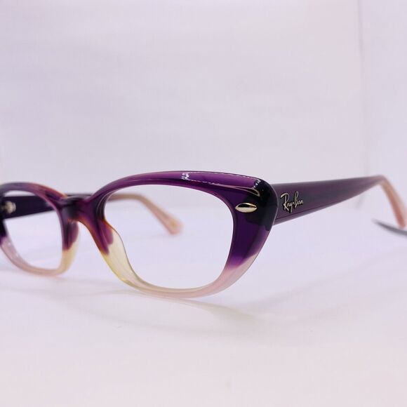 Ray-Ban Authentic Eyeglasses RB 5242 5071 51 [] 18 140 MM Purple Translucent - Picture 2 of 9
